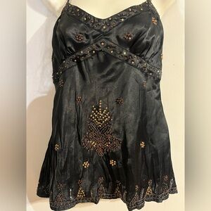 Vintage Charlotte Russe Beaded Camisole